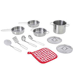 teamson迪生家儿童厨房玩具木制迷你厨房木质过家家做饭玩具厨具