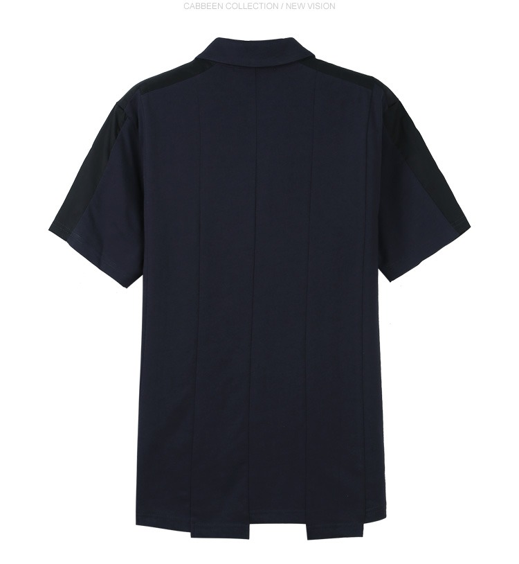 [Giải phóng mặt bằng] Áo thun cotton cotton carbine dành cho nam giản dị ve áo sơ mi nam thời trang ngắn tay C / active shirt