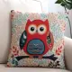 Các thô vàng cartoon lanh Buppee sofa đệm gối che đệm vuông lớn mà không có lõi - Trở lại đệm / Bolsters gối ghế sofa