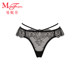 Maniform sexy lace underwear low-waist underwear women's inner's inner T-pants pure cotton crotch briefs underwear ເດັກຍິງ