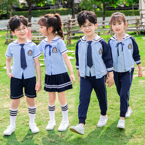 Kindergarten garden clothes summer clothes teachers primary school uniforms summer suits British college style school uniforms childrens costumes