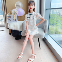 Summer dress 2021 new childrens skirt summer Net Red childrens clothing girl dress little girl princess dress