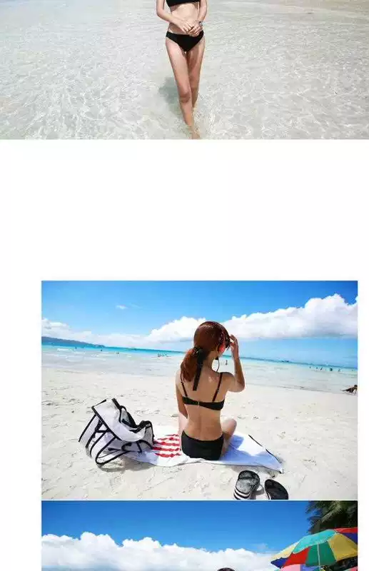 Hàn Quốc chính hãng nhập khẩu bikini nữ phối cảnh doanh nghiệp gợi cảm áo tắm corset áo tắm 1563 - Bikinis