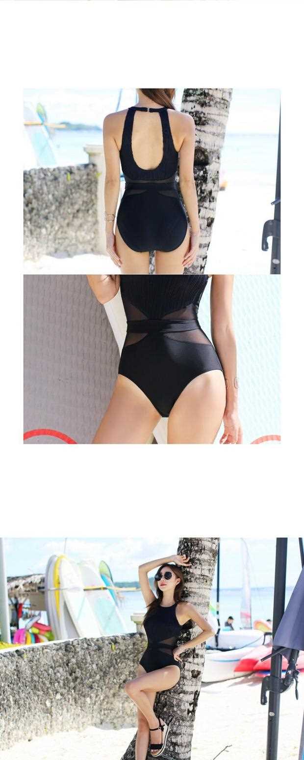 Áo tắm hàn hè 2018 mới thắt eo siêu gợi cảm áo tắm một mảnh là bikini thời trang mỏng - Bikinis đồ bơi nữ cao cấp