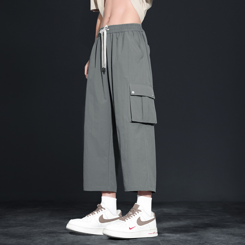 Men's Summer Sports Pants, Straight-Leg Cargo Pants, Plus-Size Loose Shorts, Knee-Length Pants, Seven-Quarter Pants, Five-Quarter Pants Men's Summer Sports Pants, Straight-Leg Cargo Pants, Plus-Size Loose Shorts, Knee-Length Pants, Seven-Quarter Pants, Five-Quarter Pants