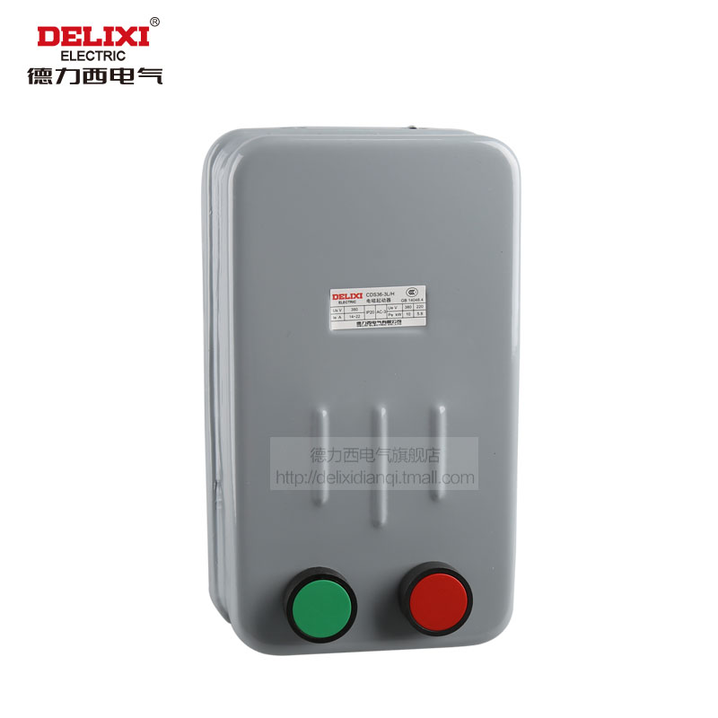 Delixi electromagnetic starter CDS36-2L 3L 4L H 22A AC380V with button irreversible
