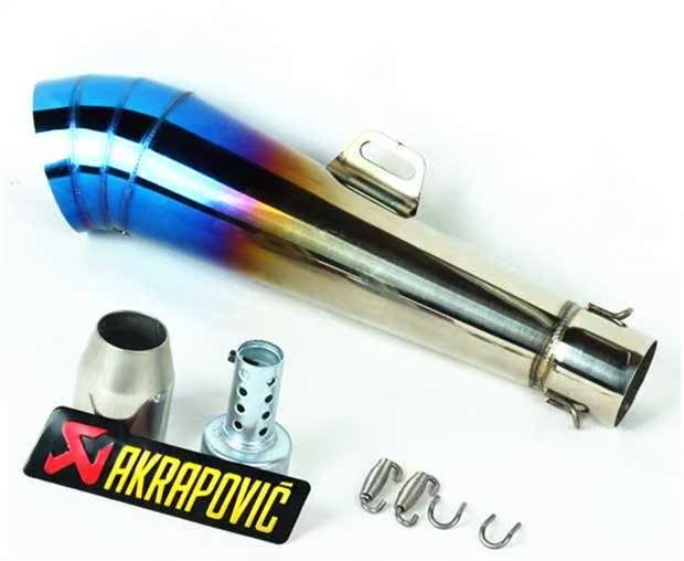 Xe máy sửa đổi chung GP ống xả phần phía sau flare ống chân trời chiên tạo tác đường phố - Ống xả xe máy pô xe super dream