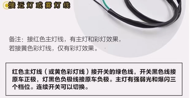 Đèn pha xe máy 48V siêu sáng phụ kiện đèn điện xe máy sửa đổi bên ngoài led đèn pha nhấp nháy U7 không thấm nước