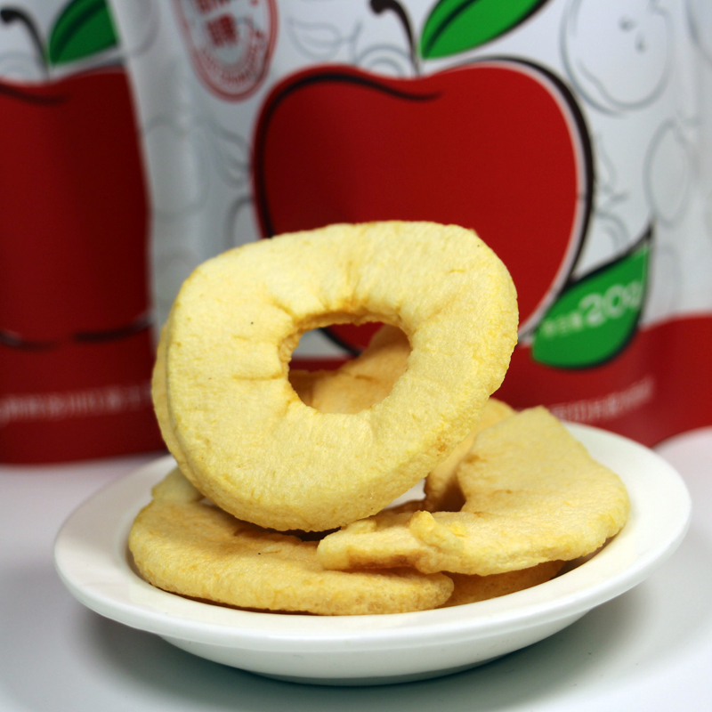 Apple crisps Luochuan no additives Shaanxi specialty fruit dried apples dried dehydrated freeze-dried gift box apple crisps