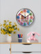 Yipula Cartoon Cute Wall Clock for Bedroom Early Education Learning Wall Clock Children's Room Living Room Silent Wall Clock