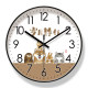 Cat Clock Living Room Clock Bedroom Ultra-Quiet Wall Clock Creative Dining Room Wall Hanging Clock Round Cute Quartz Clock