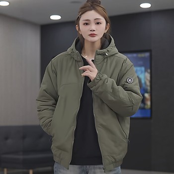 Cotton Jacket, Reversible, Men's Winter New Outdoor Three-Proof Jacket, Windproof, Thickened, Warm, Casual and Trendy