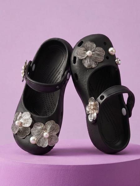 Children's Clogs Ballet Dance Shoes Girls' Slippers Girls' Sandals 2026 Summer New Style Sandals for Big Kids Beach Shoes — 4