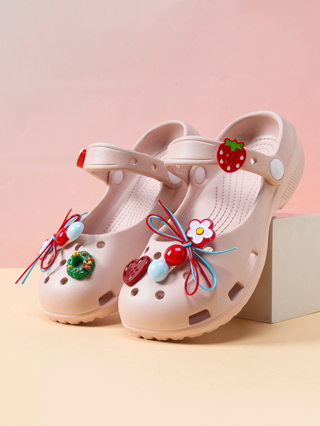 Children's Croc Shoes Summer Girls' Slippers Girls' Sandals Non-Slip Summer New Beach Mary Jane Princess Dance Shoes — 2