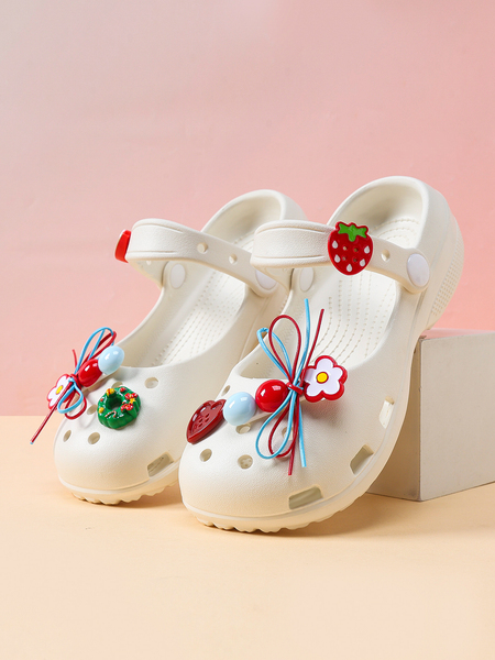 Children's Croc Shoes Summer Girls' Slippers Girls' Sandals Non-Slip Summer New Beach Mary Jane Princess Dance Shoes — 3