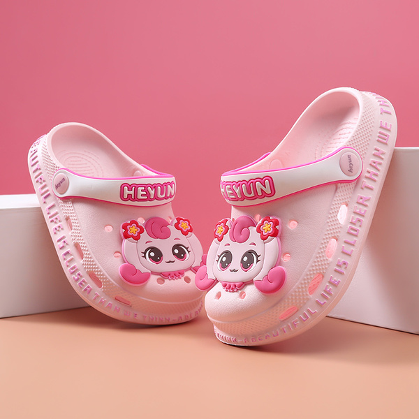 Children's Slippers, Girls' Clogs, Baby Girls' Sandals, Girls' 2026 Summer New Beach Shoes, Big Kids' Non-Slip Shoes — 4