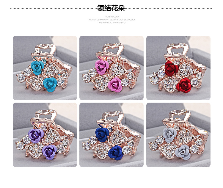 Clip bắt tóc nhỏ tiara dành cho người lớn Hàn Quốc rhinestone bangs clip đầu clip Nữ Hàn Quốc bắt tóc kẹp tóc phụ kiện tóc hàn quốc