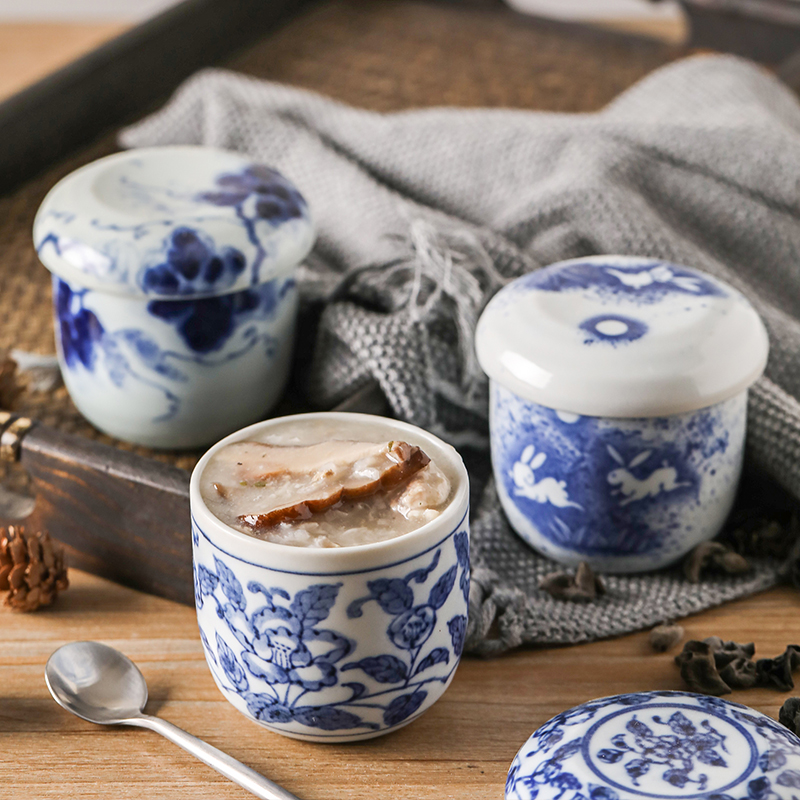 Love make ceramic with small tureen steaming bird 's nest egg cup porcelain bowl with cover dish bird' s nest egg stew stew method of steaming bowl