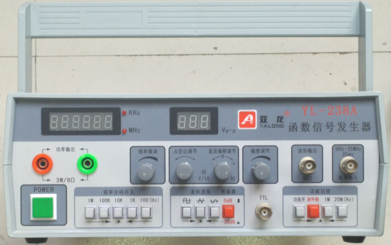 Yl-238A Function Signal Generator Sine Wave Square Wave Triangle Wave Pulse Wave Sawtooth Wave Signal
