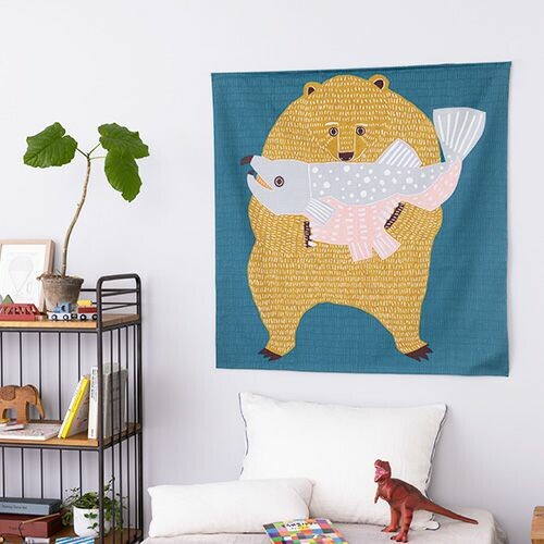 Japanese-Made Catakata Furoshiki Decorative Hanging Cloth Furoshiki Large Cloth Tablecloth Wrapping Cloth Gift Wrap