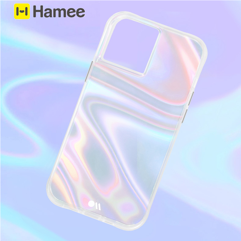 Suitable for Apple iPhone12 Pro MaxCaseMate Aurora Bubble Laser Rainbow Transparent Phone Case