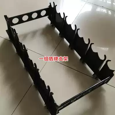 Anti-riot equipment rack Security stick bracket Explosion-proof shield steel fork Campus security supplies display equipment cabinet equipment rack