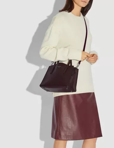COACH/蔻驰 Модель шкафы Чарли серия Ladies Casual плечо -Сумочная сумочка с кроссовой сумкой 29529