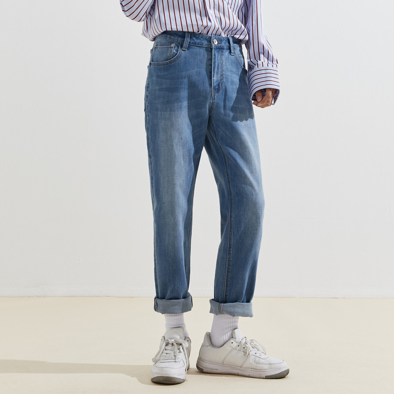 Meters Bonwe 美特斯邦威 男式直筒牛仔裤 天猫优惠券折后￥69包邮（￥99-30）多款可选