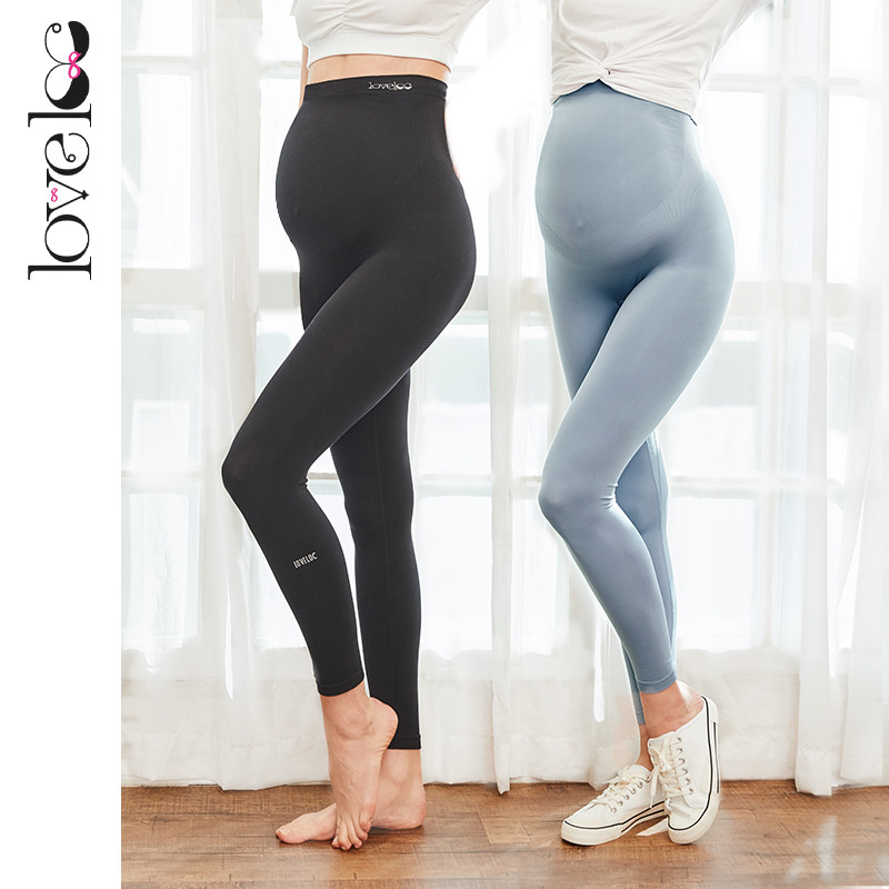 loveloc pregnant woman pants spring fall outside wearing inner lap pants shark pants yoga gestation early summer thin subs slim
