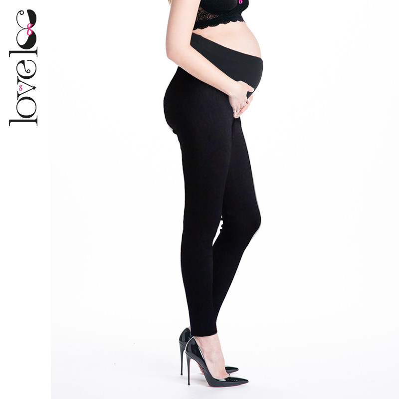 loveloc pregnant woman inner lap pants spring autumn outside wearing shark pants winter plus suede thickened outside wearing small sub cross waist