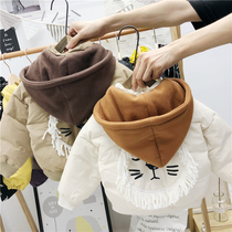 Anti-season special childrens long down jacket Boy and girl thickened jacket Childrens baby childrens clothing Western style winter clothes