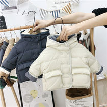 Off-season sale Special childrens down jacket Boy girl down jacket Childrens infant baby thickened winter clothes