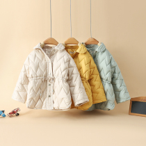 Children's Down Jacket Children's Autumn and Winter Wear Boys and Girls Foreign Style Children's Wear Baby Long Light Autumn Down Jacket