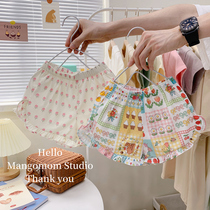 Baby lace shorts 2022 Summer new South Korean children dress girl foreign air casual pants Children 100 hitch pants tide