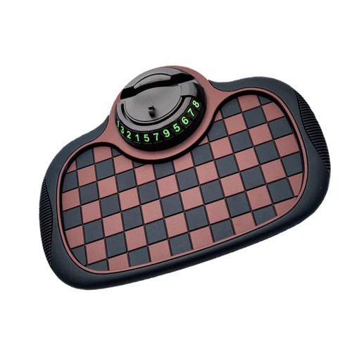 Противоскользящий коврик для приборной панели автомобиля, держатель для мобильного телефона «три в одном», центральное управление, украшение для номерного знака мобильного телефона автомобиля, украшение интерьера