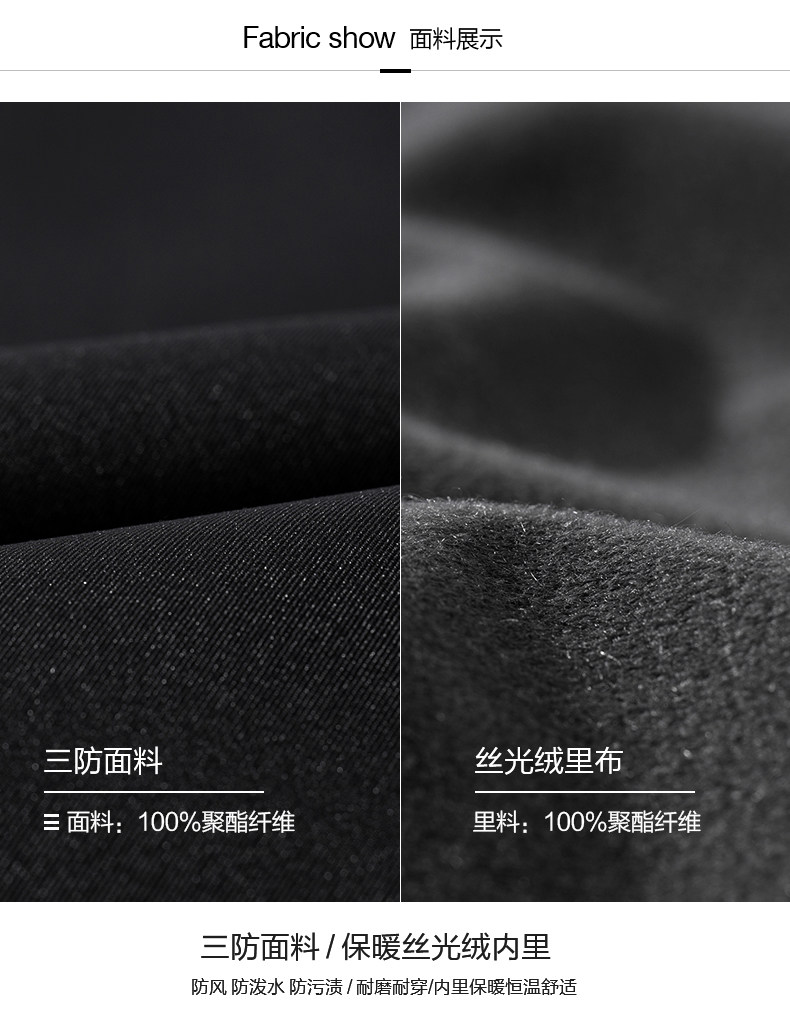 Blouson homme SEPTWOLVES    manches longues en Polyester - Ref 3118578 Image 8