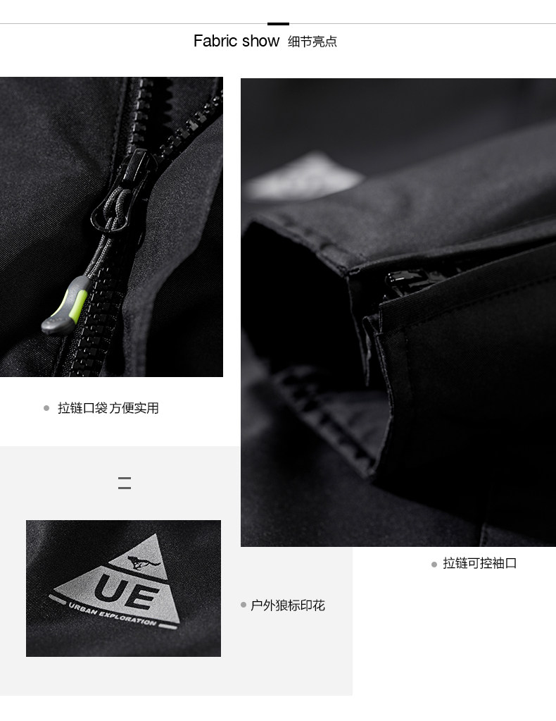 Blouson homme SEPTWOLVES    manches longues en Polyester - Ref 3118578 Image 9