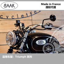 Frances BAAK retrofit retro rearview mirror versatile fit for 22 handlebar Triumph Guz free