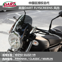 DART Moto Guzzi V9 Windshield Guzzi V9 BobberRoamer Retro Modified STMC