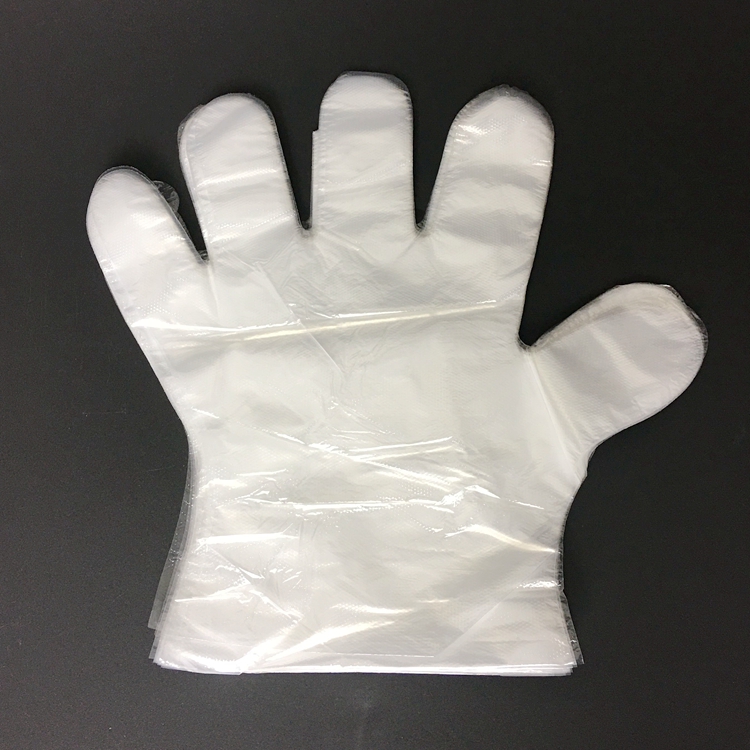 Thickness disposable PE gloves transparent plastic film kitchen food food and beverage checkhome independent packaging