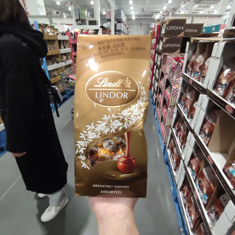 [Costco мгновенная доставка] Швейцарский импортированный шоколад LINDOR 600 г, 5 вкусов