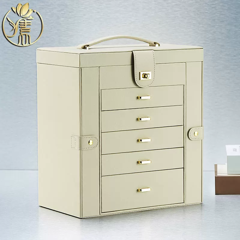 梵素姿雅 High-end capacious storage system, accessory, ring, storage box, gift box, European style, Birthday gift