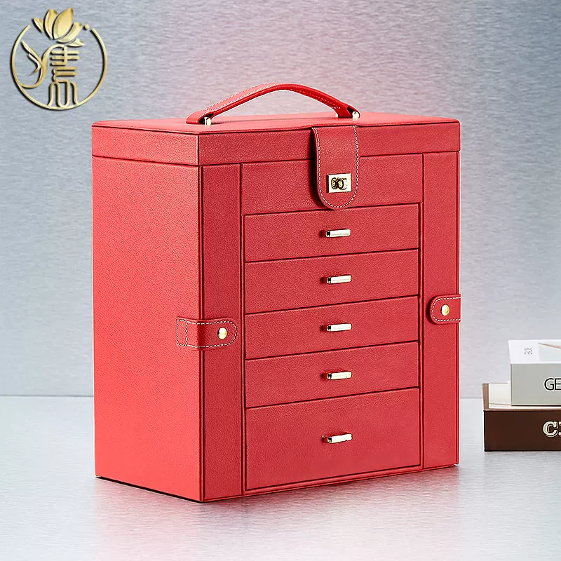 梵素姿雅 High-end capacious storage system, accessory, ring, storage box, gift box, European style, Birthday gift
