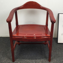 Ba Hua Okan walnut huanghuali splicing presidential chair accessories Chinese antique furniture dining chair solid wood large board chair