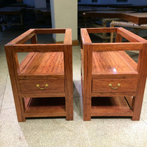 Ba Hua Okan Huanghua pear rosewood ebony teak solid wood large board table with Cabinet Bracket