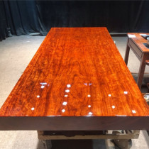 Size: 180 5*79 5*10 Ba flower solid wood Big Board log tea table tea table Tea Board boss Office meeting
