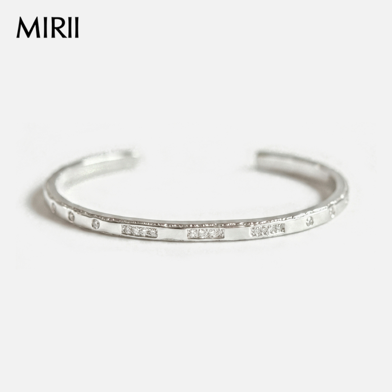 Mirii Secret Day Morse Code Confession Bracelet L·O·V·E Pure Silver Exquisite High-End Niche Gift