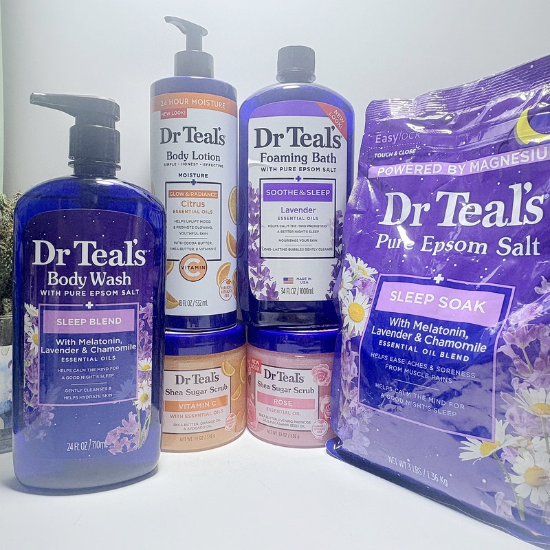 In-Stock Us Dr. [Brand Name] Teal's Contains Black Epsom Salt, Lavender, and Chamomile Bath Salt, Which Is Soothing and Comforting.
