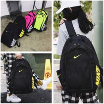 Nike backpack men and women middle and high school students school bag Large capacity couple sports travel backpack Business computer bag