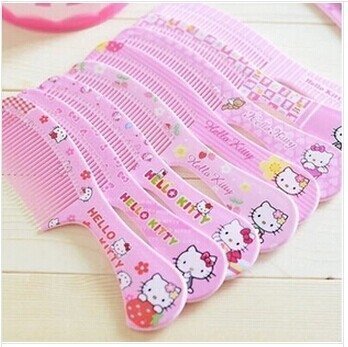 Personality creative fashion Cute cartoon hair daily plastic wide teeth dense teeth anti-static cute comb long hair